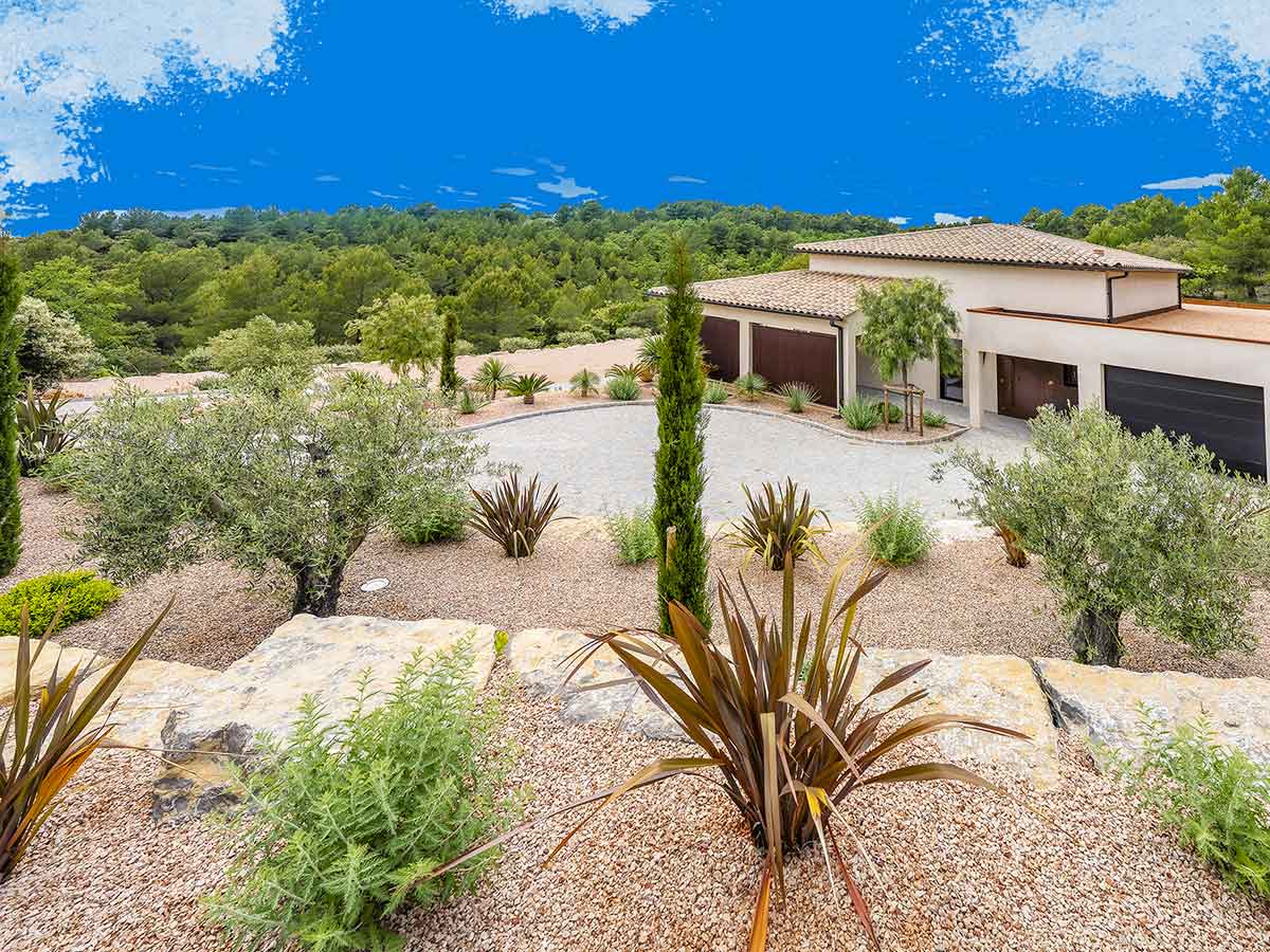 villa contemporaine Provence abritel